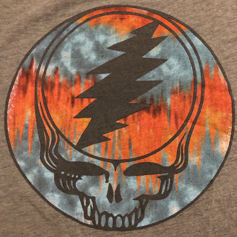 long sleeve grateful dead stealie skull shirt